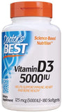 doctor's best vitamin d3 5000 iu 180 softgels