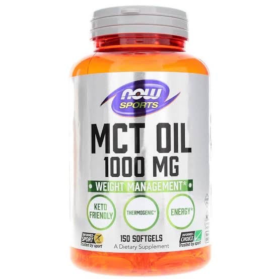 NOW MCT Oil - 1000 mg - 150 Softgels