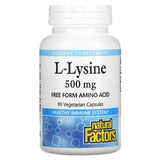 L-lisina - 500 mg - 90 cápsulas