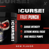 JNX Sports, The Curse, Pré-Treino, fruit punch, 250 g
