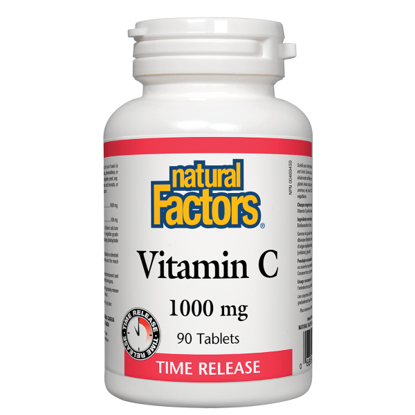 Natural Factors Vitamin C 1000mg Time Release (90 Tablets)