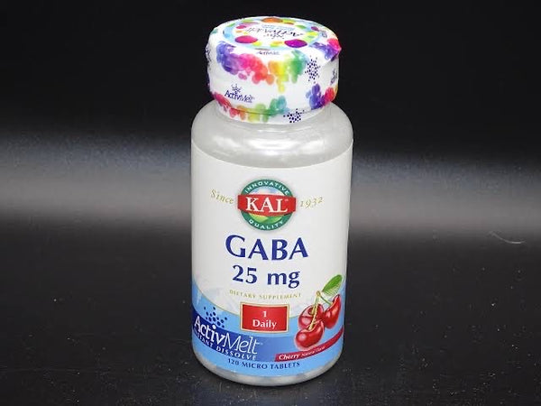 Kal GABA Cherry - 25 mg - 120 Micro Tablets