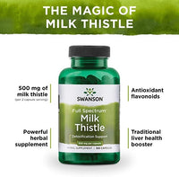 Swanson Spectrum Milk Thistle 500 mg (100 cápsulas)