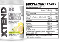 XTEND Original BCAA Powder Lemon Lime Squeeze | 7g BCAAs for Men & Women | 30 Servings