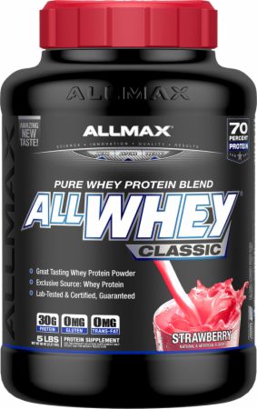ALLMAX Nutrition, AllWhey Classic, 100% Whey Protein, Strawberry, 5 lbs (2.27 kg)