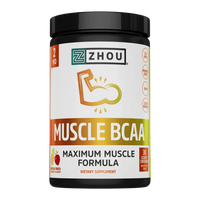 Zhou Nutrition, Muscle BCAA, Maximum Muscle Formula, Tropical Punch (330 g)