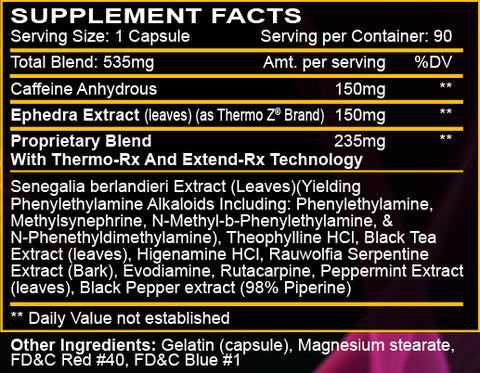 Innovative Labs, Hell Fire, 90 Cápsulas