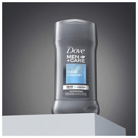 Dove Men+Care Clean Comfort Desodorante em bastão para homens Fragrância refrescante 76g (2,7 oz) Dove Men+Care Clean Comfort Antitranspirante em bastão